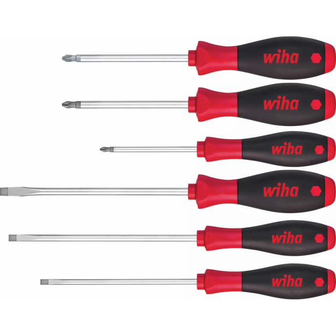 Набор отверток SL/PH/PZ WIHA SoftFinish серия 302HK6 01, 6 шт 26113