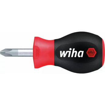 Отвертка крестовая укороченная WIHA SoftFinish Stubby PH3 26970
