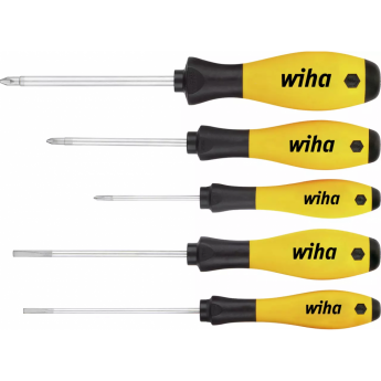 Набор антистатических отверток WIHA SoftFinish серия 302ESD HK5 01, 5 шт 27252
