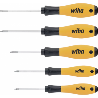 Набор антистатических отверток TORX WIHA SoftFinish серия 362 ESD K5 (5 шт.) 27253