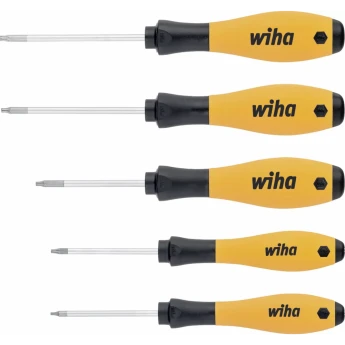 Набор антистатических отверток TORX WIHA SoftFinish серия 362 ESD K5 (5 шт.) 27253