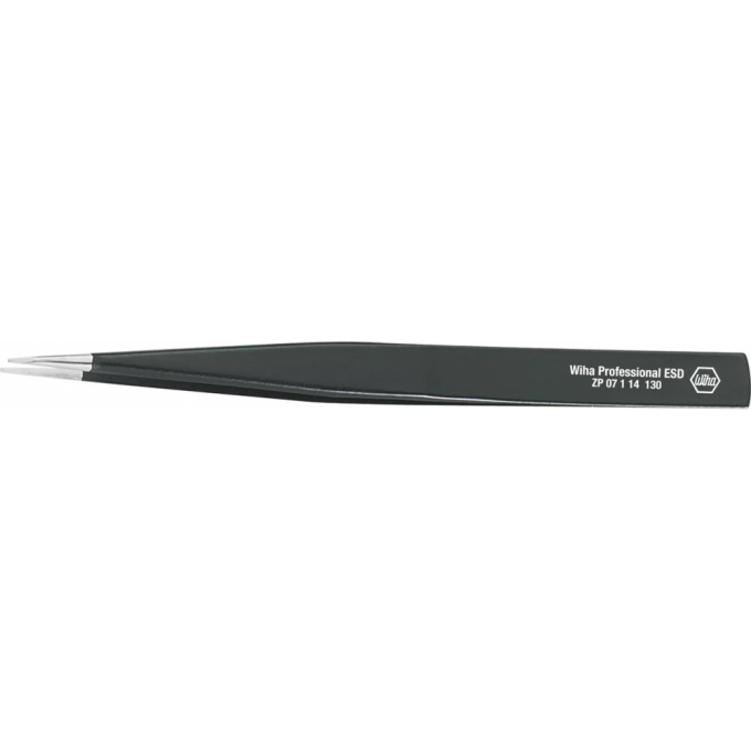 Пинцет прецизионный антистатический WIHA ZP07114 ESD Professional 130 мм 32325