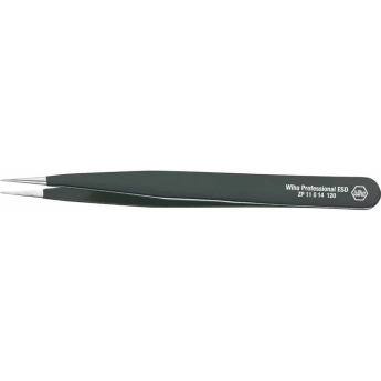 Пинцет прецизионный антистатический WIHA ZP11014 ESD Professional 120 мм 32327