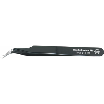Прецизионный пинцет антистатический WIHA ZP20214 ESD Professional 120 мм 32336