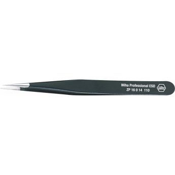 Пинцет прецизионный антистатический WIHA ZP16014 ESD Professional 110 мм 32346