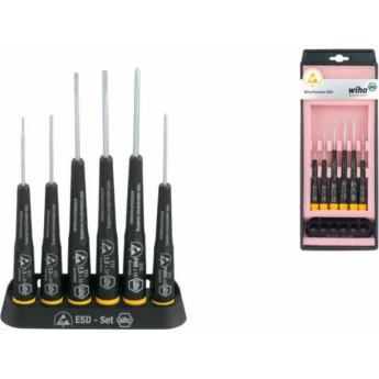 Набор антистатических отверток WIHA Precision серия 272 K6 ESD SL/PH 6 шт 8463